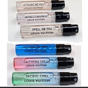 💫6pc✅️ Louis Vuitton MIX WOMEN & UNISEX FRAGRANCE SAMPLE SIZE = 12ML